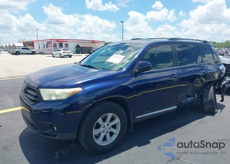 2012 Toyota Highlander Se z USA, uszkodzony, nr VIN 5TDZA3EH2CS031126